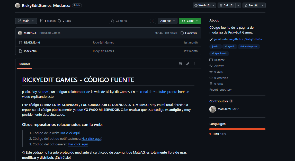 README del repo de la web de mudanza